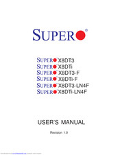 Supero X8DTi-LN4F User Manual