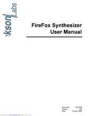 Jackson Labs FireFox User Manual