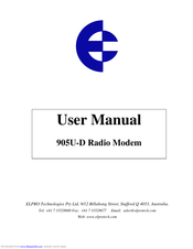 Elpro Technologies 905U-D User Manual