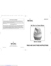 Rival GC9101 Owner's Manual
