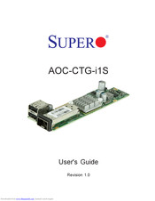 Supero AOC-CTG-i1S User Manual
