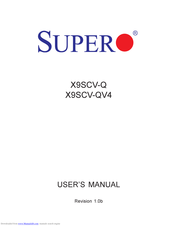 Supero X9SCV-QV4 User Manual