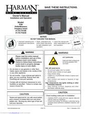 Harman Stove Company P35i Owner's Manual