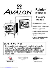 Avalon Rainier 945 Owner's Manual