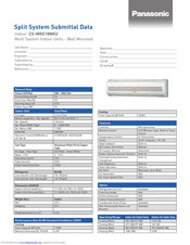 panasonic CS-MKE18NKU Specifications