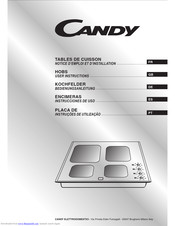 Candy PVD 633 User Instructions