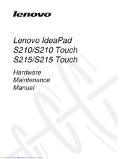 Lenovo IdeaPad S215 Hardware Maintenance Manual