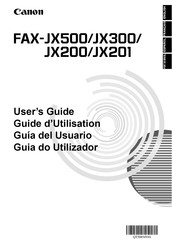 Canon JX500 User Manual
