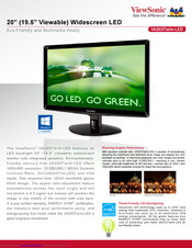 Viewsonic VA2037a-LED Specifications
