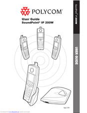 Polycom SoundPoint IP 200W User Manual