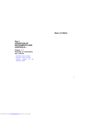 Toyota Land Cruiser 100 Operating Manual