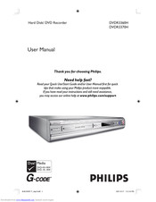 Philips DVDR3360H User Manual