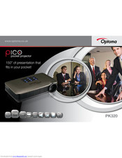 Optoma Pico Pk320 Manuals Manualslib