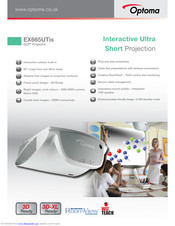 Optoma EX665UTis Specifications