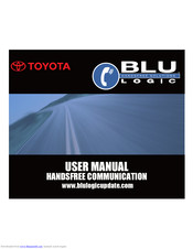 Toyota handsfree communication User Manual