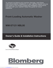 Blomberg WM 67121 NBL00 Owner's Manual