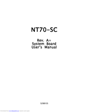 DFI NT70-SC User Manual