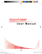 DOPOD C800 User Manual