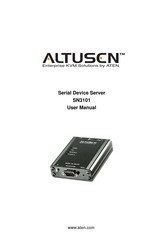 Altusen SN3101 User Manual