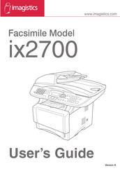 imagistics ix2700 User Manual