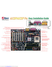 AOpen AX3SP Pro Easy Installation Manual