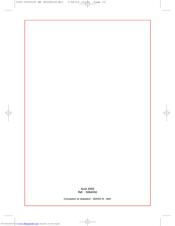 Moulinex FRIDELYS M11 Owner's Manual