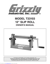 Grizzly T23103 Owner's Manual