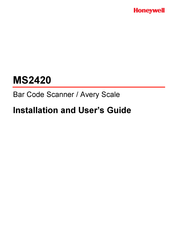 honeywell ms2420 User Manual
