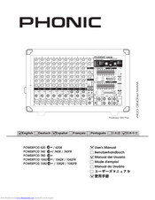 Phonic Powerpod 740r Manuals Manualslib