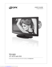 GPX TD1920 User Manual