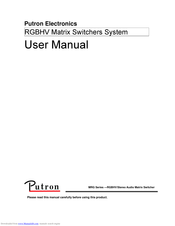Putron Electronics RGBHV User Manual