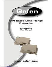 Gefen EXT-DVI-ELR User Manual