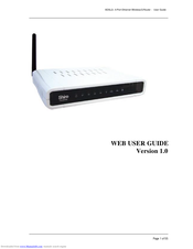 Shiro ADSL2+ 4-Port Ethernet Wireless-G Router User Manual