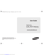 Samsung GALAXY PREVIAL User Manual