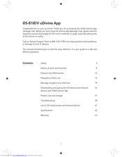 Brookstone OS-818IV uDivine App Instructions Manual