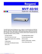 Ikegami MVF-60 Specifications