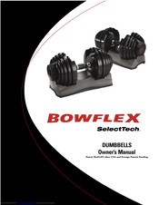 Bowflex DUMBBELLS Owner's Manual