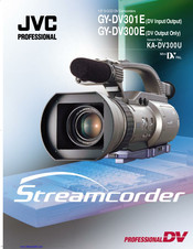 Jvc Streamcorder GY-DV300E Quick Manual