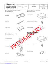 Honda 08B06-S9V-100A Installation Instructions Manual