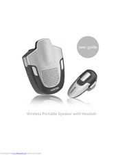 Kyocera Wireless Portable Speaker User Manual