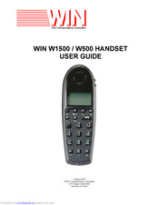 Win W1500 User Manual