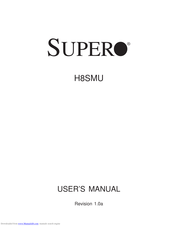Supero H8SMU User Manual