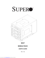Supero M34T User Manual