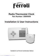 Ferroli 30800009 Installation & User's Instructions