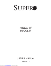 Supero H8QGL-6F User Manual