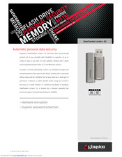 Kingston Technology DataTraveler Locker+ G2 Specifications
