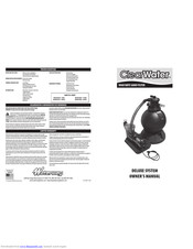 ClearWater DELUXE SYSTEM Owner's Manual