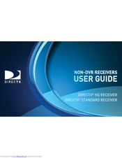 DirecTV Standard Receiver User Manual