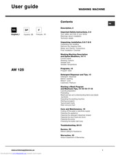 Splendide AW 125 User Manual
