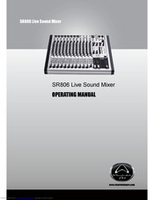 Wharfedale Pro SR806 Operating Manual